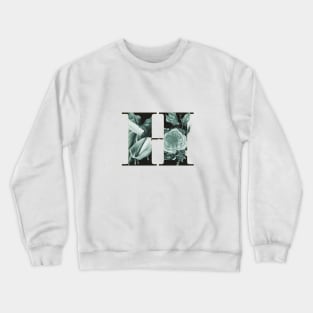 Flower Alphabet H Crewneck Sweatshirt